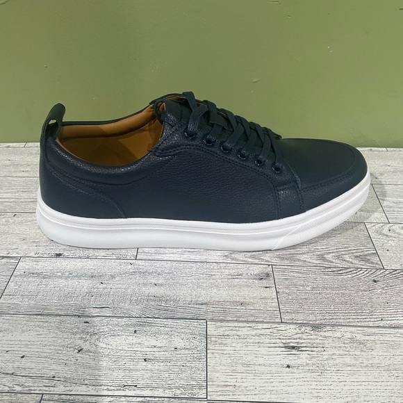 Barabas Men's navy Sneakers Casual faux leather Oxford - Picture 3 of 5
